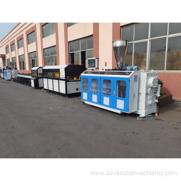 Plastic wood and plastic window profile making machine